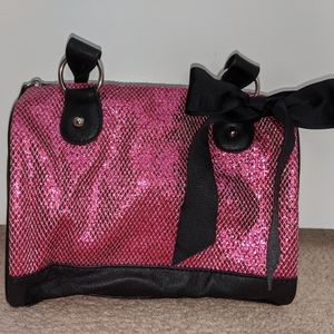 Candie's pink glittery women's purse